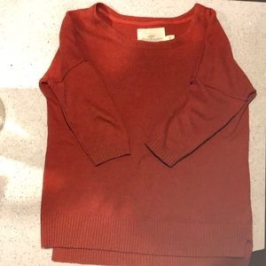 H&M Rust Dolman-Sleeved Sweater